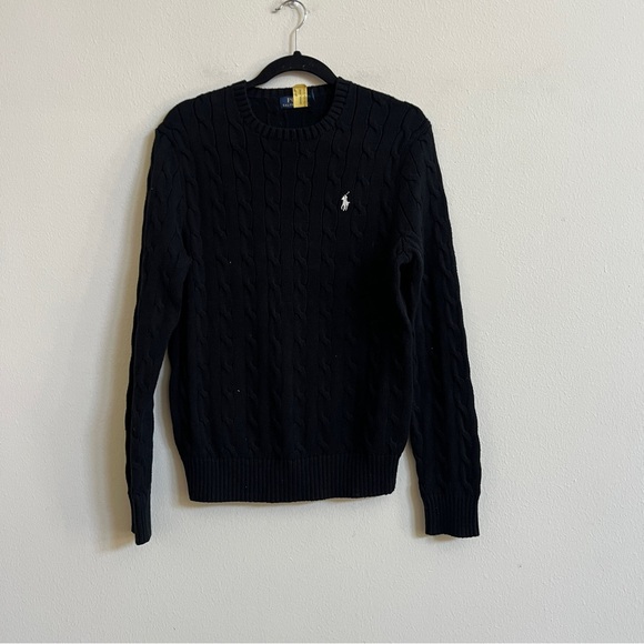 Polo Ralph Lauren Slim fit cotton cable knit sweater size M - Picture 4 of 5